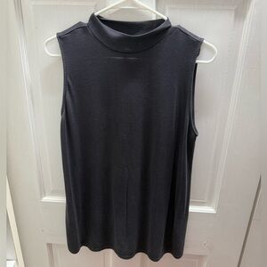 Philosophy Gray Mock Neck Tank Top